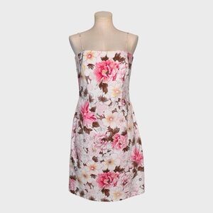 Citrine Floral Cotton Dress